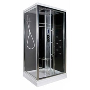 Душевая кабина Edelform Grande EF-4050RBS Черные стенки, Правая