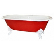 Чугунная ванна Elegansa Flamme 170x75x48 см с ножками