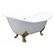 Чугунная ванна Elegansa Taiss Gold 180x80x67 см с золотыми ножками
