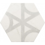 Напольная плитка Equipe Carrara Hexagon Flow