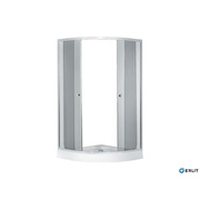 Душевой уголок Erlit Comfort 100x100x190 см низкий поддон стекло тонированное