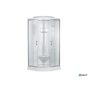 Душевая кабина Erlit Comfort 90x90x215 см низкий поддон стекло матовое