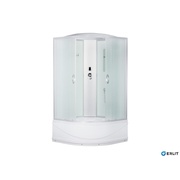 Душевая кабина Erlit Comfort 90x90x215 см высокий поддон полочка стекло матовое