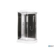 Душевая кабина Erlit Comfort 120x80x215 см низкий поддон стекло тонированное левая