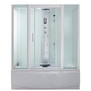 Гидромассажный бокс Erlit Comfort ER4515TP-C3 150x80x215 стенка белая, дверцы матовые