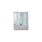Гидромассажный бокс Erlit Comfort 170x80x215 см высокий поддон гидромассаж 6 стекло матовое