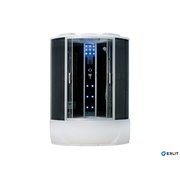 Гидромассажный бокс Erlit Comfort 120x120x218 серебристая стенка, матовые дверцы