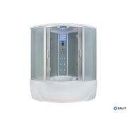 Гидромассажный бокс Erlit Comfort 135x135x225 см высокий поддон гидромассаж 6 дверцы матовые