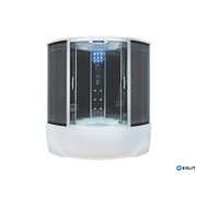 Гидромассажный бокс Erlit Comfort 150x150x225 см высокий поддон гидромассаж 6 дверцы матовые