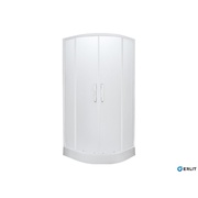 Душевой уголок Erlit Elegance 100x100x195 см низкий поддон стекло матовое