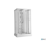 Душевая кабина Erlit Premium 120x90x218 см низкий поддон гидромассаж 6 стекло прозрачное правая