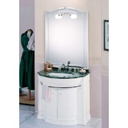 Зеркало Eurodesign Hilton SP84 со светильниками 84x5x113 см белый
