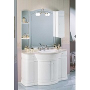 Зеркало Eurodesign Hilton PM22 PM22 с 2 полочками белый/хром