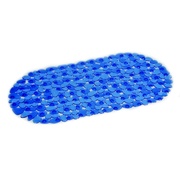 Коврик для ванной Fixsen 67x35, овальный синий