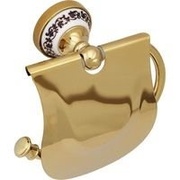 Держатель туалетной бумаги Fixsen Modern gold с крышкой