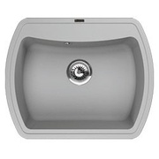 Мойка для кухни гранитная Florentina Нире 630 с большой чашей 55x37, грей