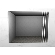 Зеркало Gamadecor BAMBU с декоративным узором 75x60х1,2 см
