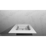 Раковина Gamadecor BAMBU 60,3х10,5х47 см из закаленного стекла белая