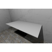 Столешница Gamadecor CICLO 129x2x47см Lacado Brillo Blanco