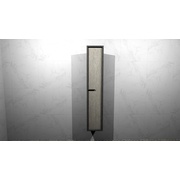 Шкаф-витрина Gamadecor Folk 30х156х30 см навесной Ice
