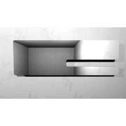 Зеркало Gamadecor Infinity 120х40х7 см в деревянной оправе белое