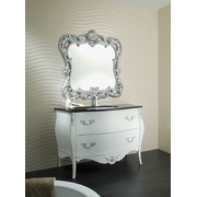 Зеркало Gamadecor Platon 110х110х8 см белое blanco/plata
