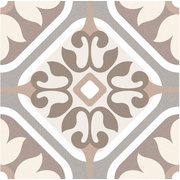 Напольная плитка Gaya Fores Atelier Flor Brown porcelanico