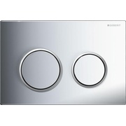 Кнопка смыва Geberit Omega 20 хром матовый / хром глянцевый/ хром матовый