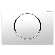 Кнопка смыва Geberit Sigma 10 белый / хром / белый