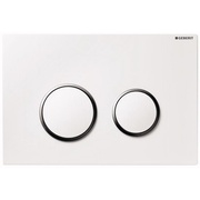 Кнопка смыва Geberit Sigma 20 белый / хром глянцевый / белый