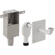Сифон для раковины Geberit 151.120.11.1 внутристенный трубчатый, цвет белый