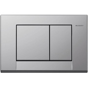 Кнопка смыва Geberit Bolero 115.777.46.1 164x246 мм, двойной смыв, пластик, цвет хром матовый