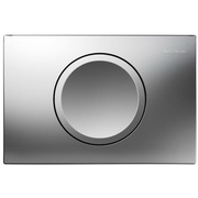 Кнопка смыва Geberit Delta 11 115.120.46.1 164x246 мм, одинарный смыв, с системой смыв/стоп, цвет хром матовый