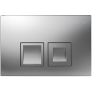 Кнопка смыва Geberit Delta 50 115.135.46.1 164x246 мм, двойного смыва, цвет хром матовый