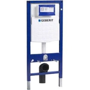 Инсталляция для подвесного унитаза Geberit Duofix 111.300.00.1 UP300 двойной смыв, фронтальное управление, монтажная высота 112 см