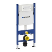 Инсталляция для подвесного унитаза Geberit Duofix UP182 фронтальная установка, для клавиш Delta, высота 112 см, глубина 12 см