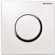 Смывное устройство для писсуаров Geberit HyTouch система управления смывом для Sigma10, пневматическая, цвет белый / глянцевый хром / белый