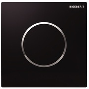 Смывное устройство для писсуаров Geberit HyTouch система управления смывом для Sigma10, пневматическая, цвет черный / глянцевый хром / черный