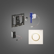 Смывное устройство для писсуаров Geberit HyTouch ИК привод смыва для Sigma10, автомат., белый/позолота/белый