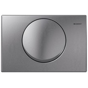Кнопка смыва Geberit Mambo 24x16 см, одинарный смыв, металл, нержавеющая сталь