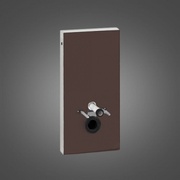 Сантехнический модуль для унитазов Geberit Monolith Plus 131.221.SQ.1 для подвесного унитаза AquaClean Sela, высота 101см, с подсветкой коричневый