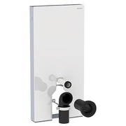 Сантехнический модуль для унитазов Geberit Monolith Plus 131.224.SI.1 подвесных AquaClean 8000, 8000plus, высота 101 см, с подсветкой белый