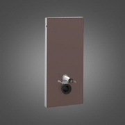 Сантехнический модуль для унитазов Geberit Monolith Plus 131.231.SQ.1 для подвесного унитаза AquaClean Sela, высота 114 см, с подсветкой коричневый