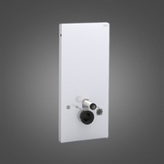 Сантехнический модуль для унитазов Geberit Monolith Plus 131.232.SI.1 для подвесного унитаза AquaClean 8000, высота 114 см, с подсветкой белый