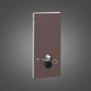 Сантехнический модуль для унитазов Geberit Monolith Plus 131.232.SQ.1 для подвесного унитаза AquaClean 8000, высота 114 см, с подсветкой коричневый