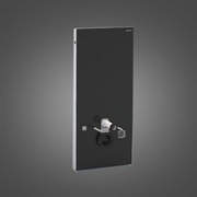 Сантехнический модуль для унитазов Geberit Monolith Plus 131.232.SJ.1 для подвесного унитаза AquaClean 8000, высота 114 см, с подсветкой черный