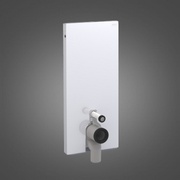 Сантехнический модуль для унитазов Geberit Monolith Plus 131.233.SI.1 напольных, высота 114 см, с подсветкой белый