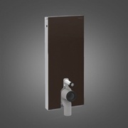 Сантехнический модуль для унитазов Geberit Monolith Plus 131.233.SQ.1 напольных, высота 114 см, с подсветкой коричневый