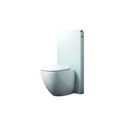 Инсталляция для напольного унитаза Geberit Monolith стекло зеленая