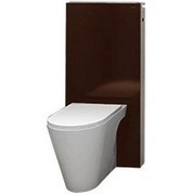 Инсталляция для напольного унитаза Geberit Monolith стекло коричневая
